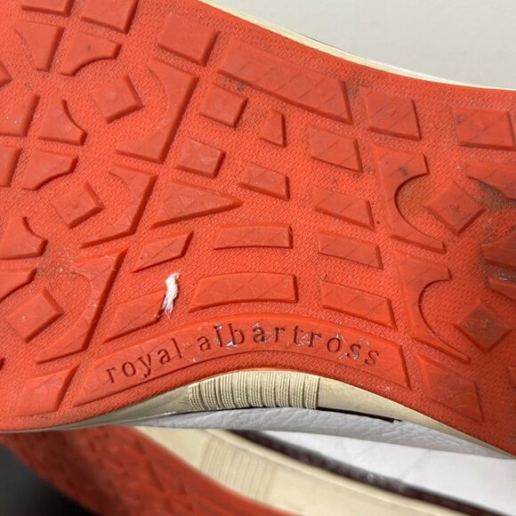 Royal Albartross Golf Shoes Men‎ Size 12 The Pontiac Spikeless White Leather - Picture 13 of 15